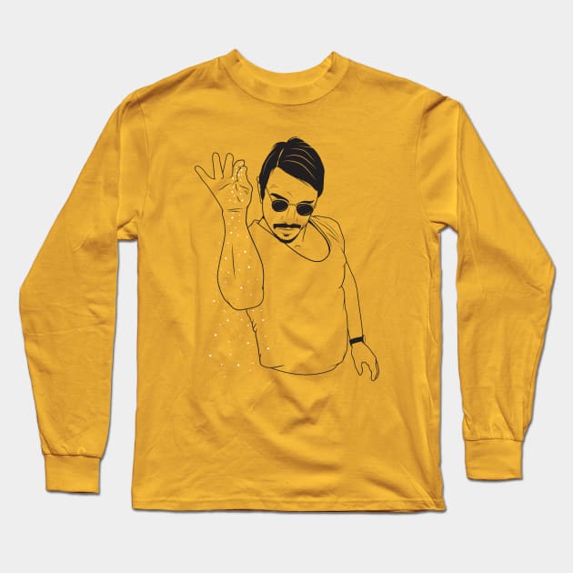 Salt Bae Long Sleeve T-Shirt by Woah_Jonny